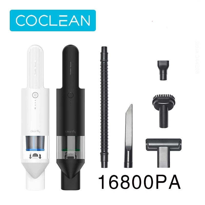 2020 New COCLEAN Cleanfly Handheld Vacuum Cleaner FV2 for Car home Portable Wireless Dust Catcher 16800PA Strong Cyclone Suction