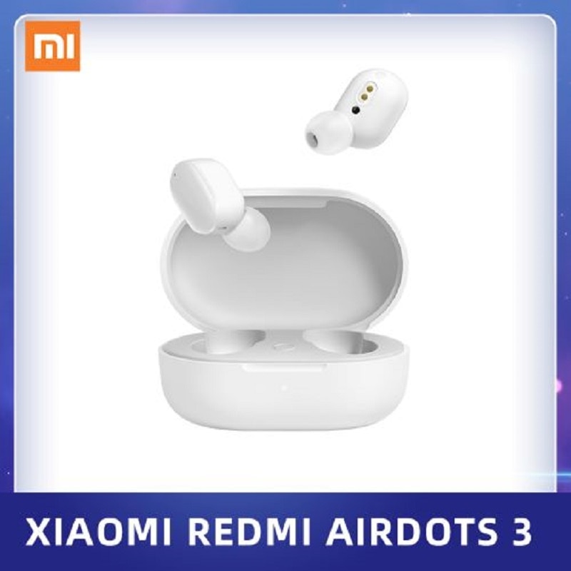 Xiaomi Redmi AirDots 3 TWS Wireless Bluetooth 5.2 Earphone Hybrid Vocalism Mi True Wireless Headset CD-level Sound Quality